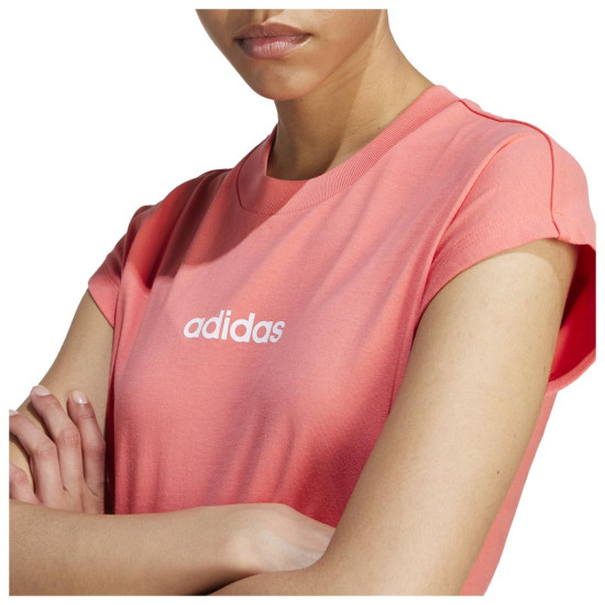 Adidas Γυναικεία κοντομάνικη μπλουζα Linear Single Jersey Tee